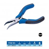 MINI BENT LONG NOSE PLIERS 130MM